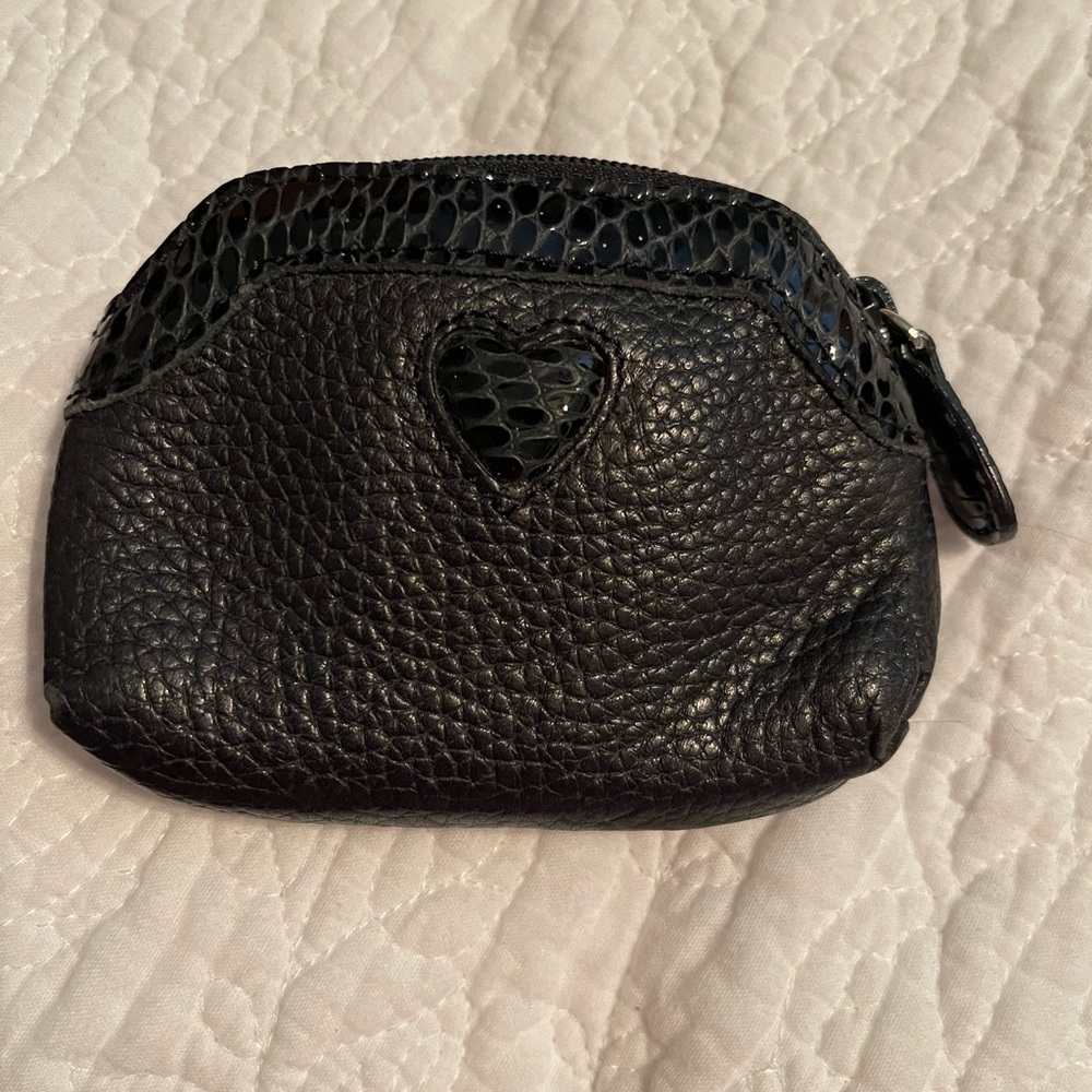 Brighton small black coin purse